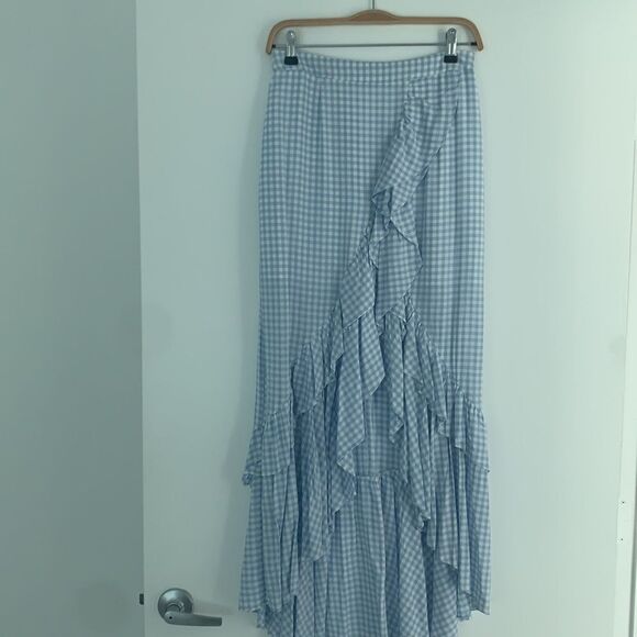 NWT BB DAKOTA GINGHAM SKIRT - Picture 3 of 5